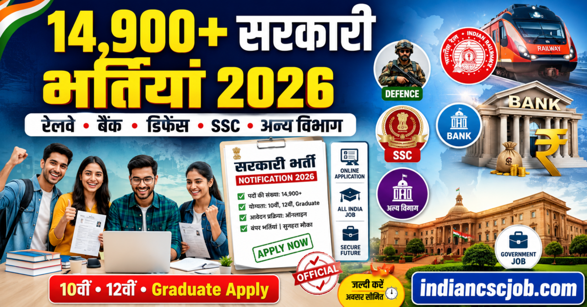 Railway, Bank & Other Government Jobs 2026