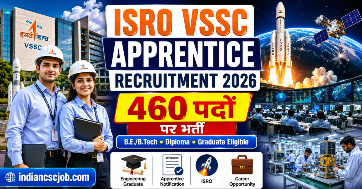 ISRO VSSC Apprentice Recruitment 2026