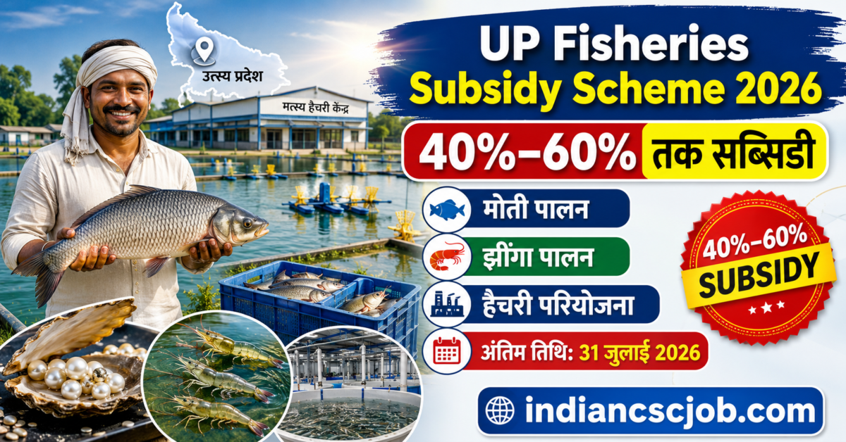 Uttar Pradesh Fisheries Subsidy Scheme 2026