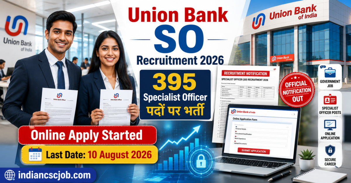 Union Bank SO Recruitment 2026