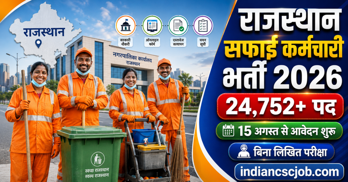 Rajasthan Safai Karamchari Recruitment 2026