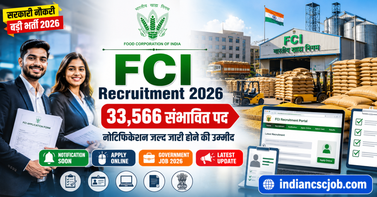 FCI Recruitment 2026