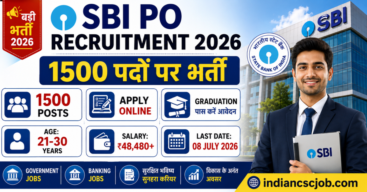 SBI PO Recruitment 2026