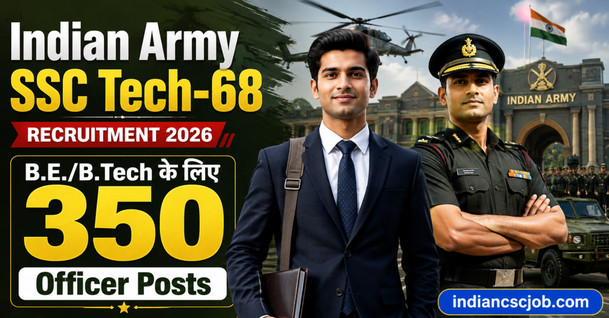Indian Army SSC Tech-68 Recruitment 2026