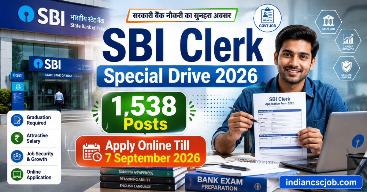 SBI Clerk Special Drive 2026