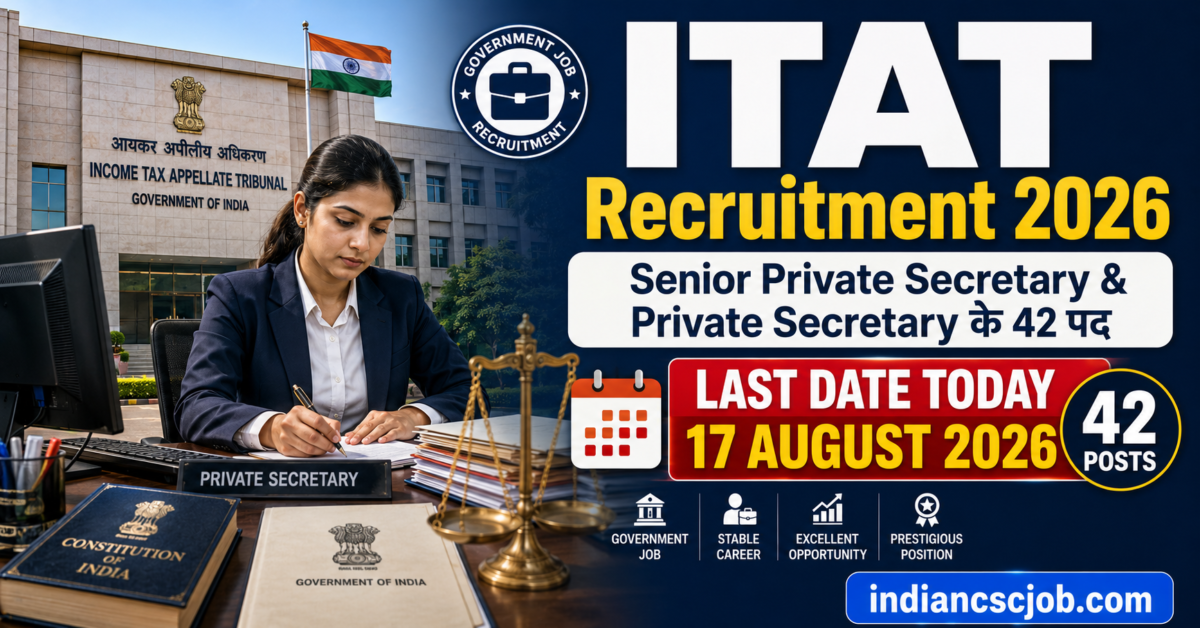 ITAT Recruitment 2026