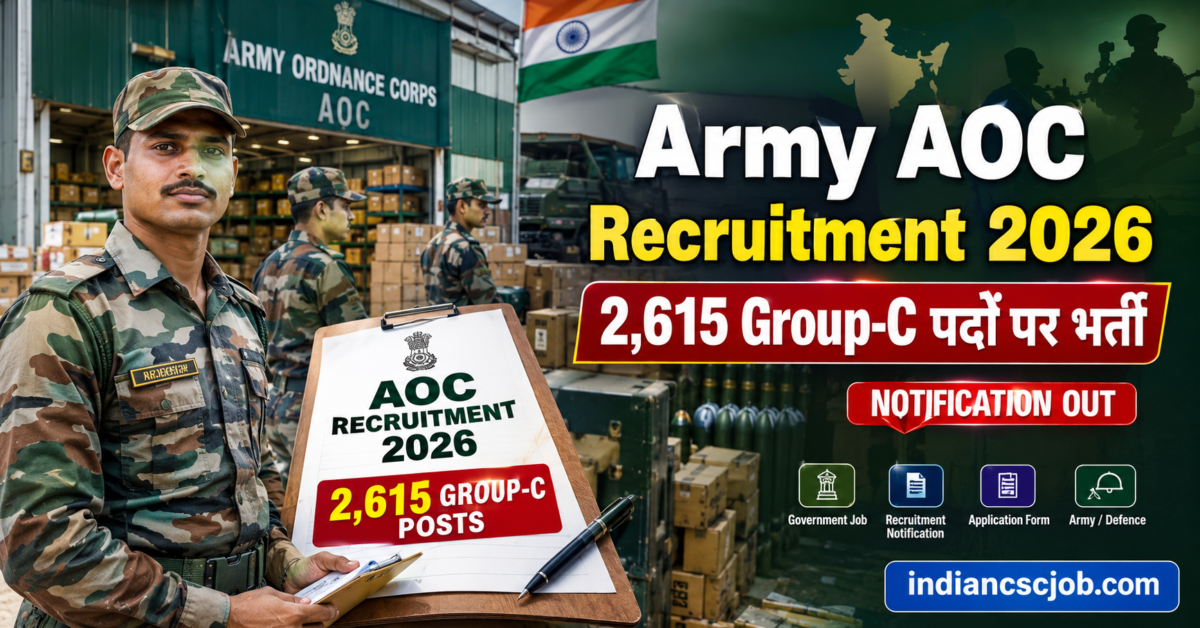 Army AOC Recruitment 2026