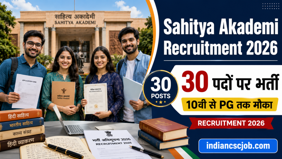 Sahitya Akademi Recruitment 2026