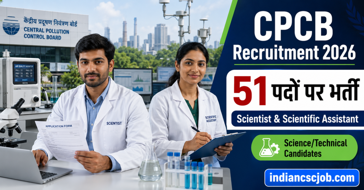 CPCB Recruitment 2026