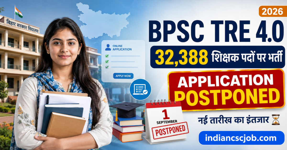 BPSC TRE 4.0 Recruitment 2026