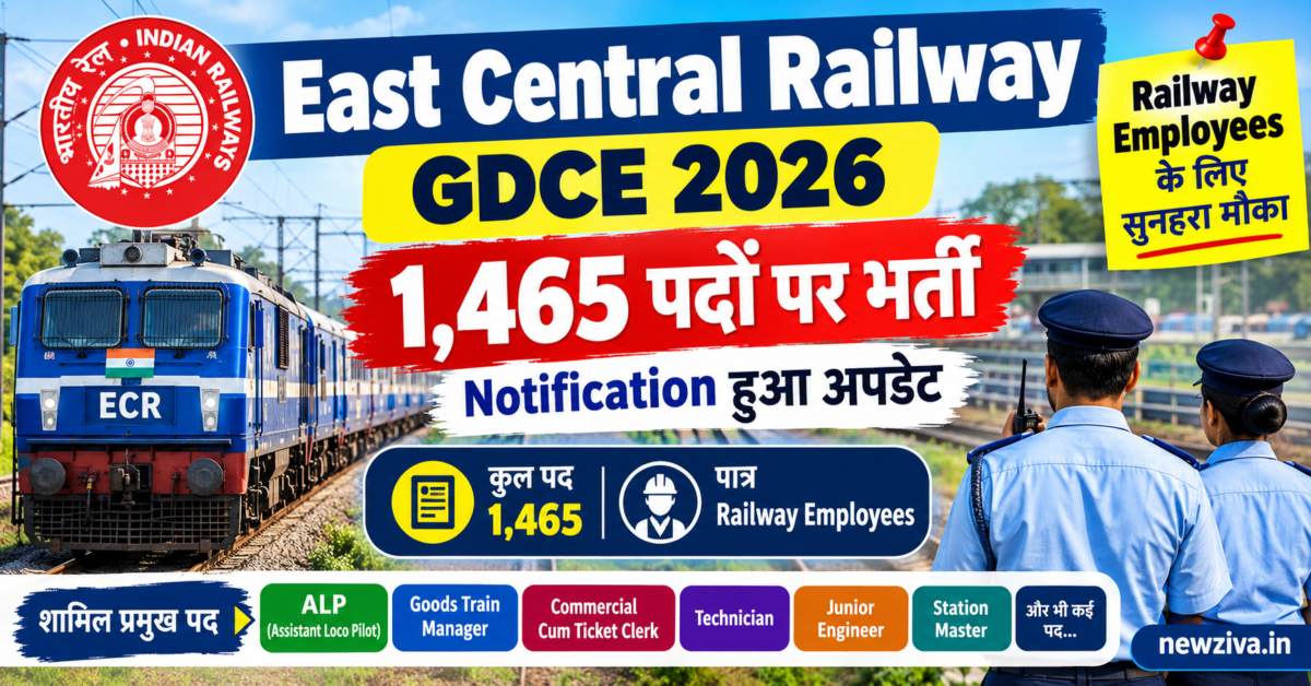 East Central Railway GDCE Recruitment 2026