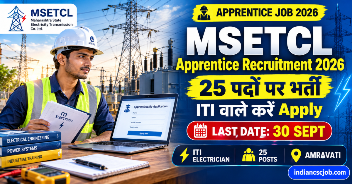 MSETCL Apprentice Recruitment 2026