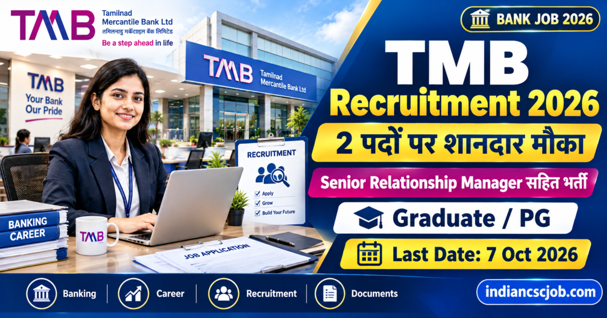 TMB Recruitment 2026