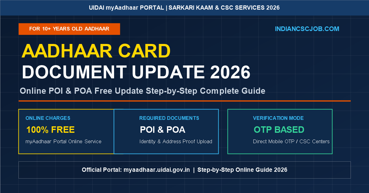 Aadhaar Card Document Update 2026