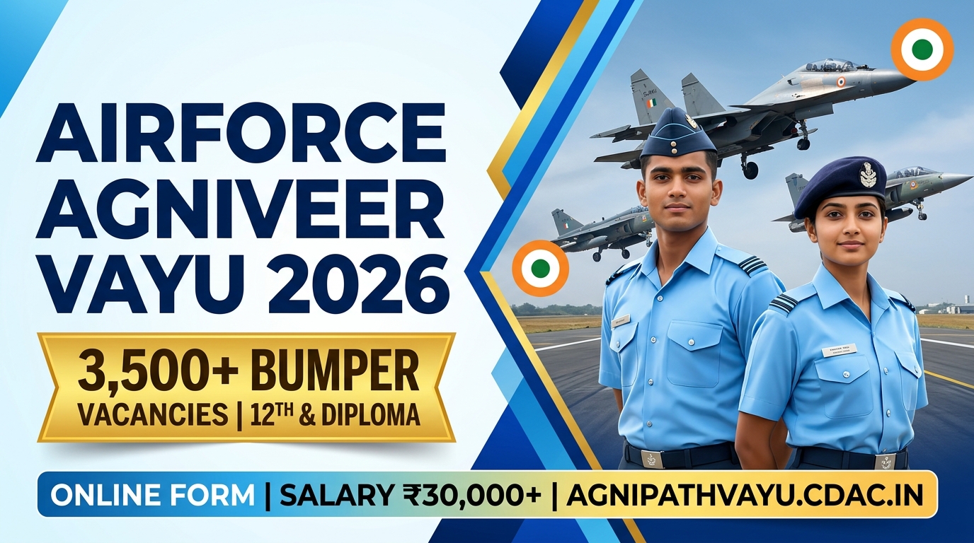 Airforce Agniveer Vayu Recruitment 2026