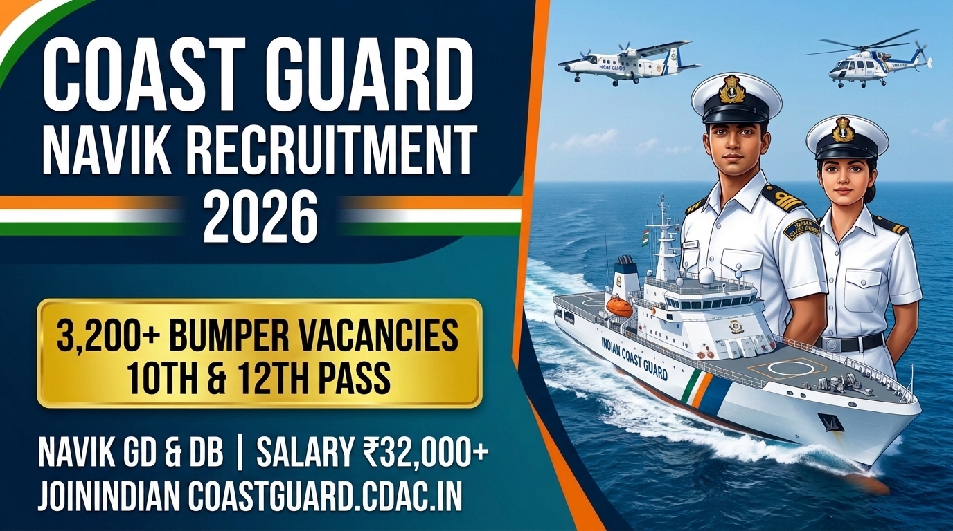 Coast Guard Navik Recruitment 2026