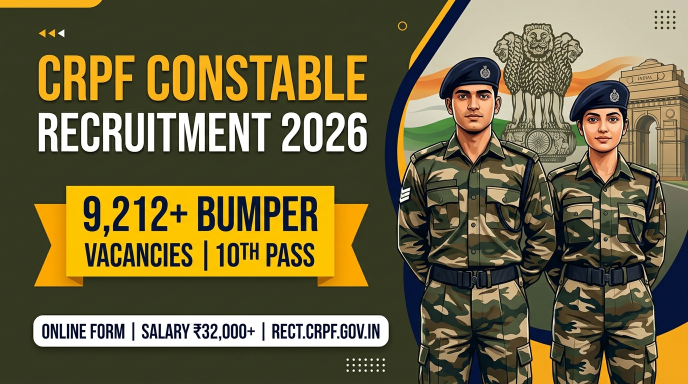 CRPF Constable Recruitment 2026
