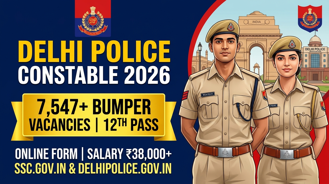 Delhi Police Constable Recruitment 2026