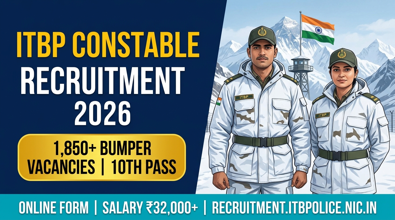 ITBP Constable Recruitment 2026