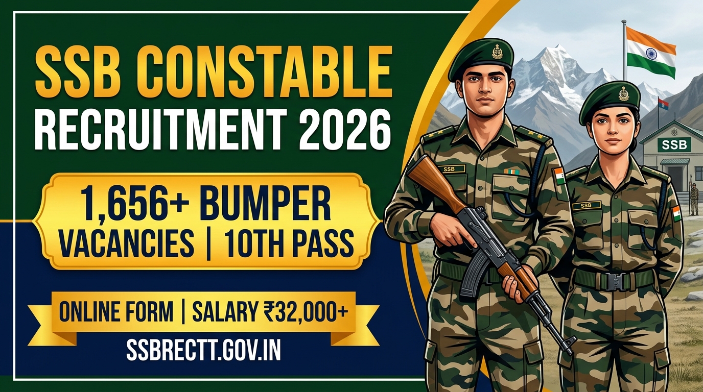 SSB Constable Recruitment 2026